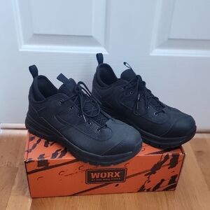 Red Wing Worx Shoes Work Steel Toe Men's Black Shoes Size 10.5 Great